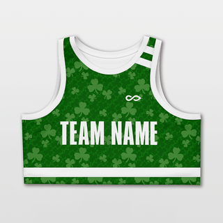 Celtics Women Sleeveless Crop Tops