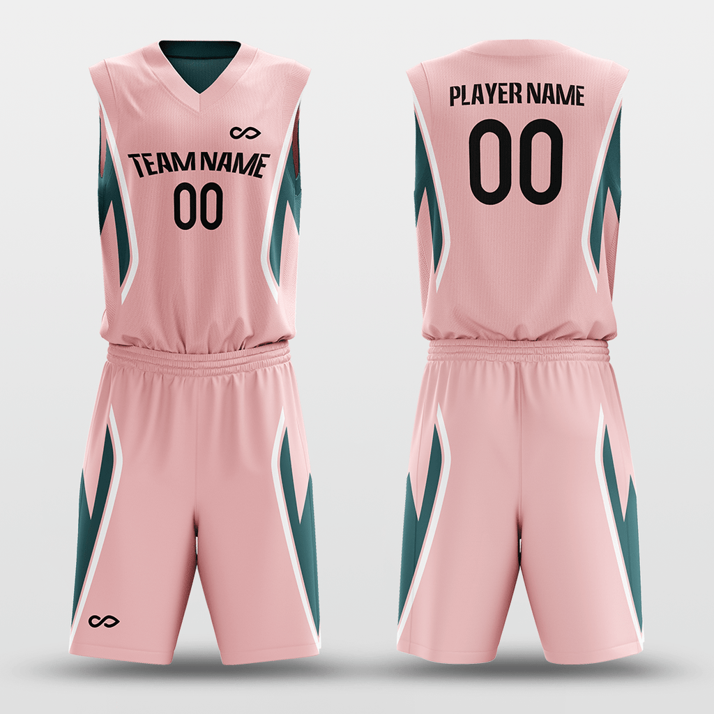 Green & Pink Reversible Basketball Set