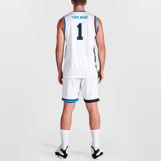 White Mens Basketball Jersey for Team