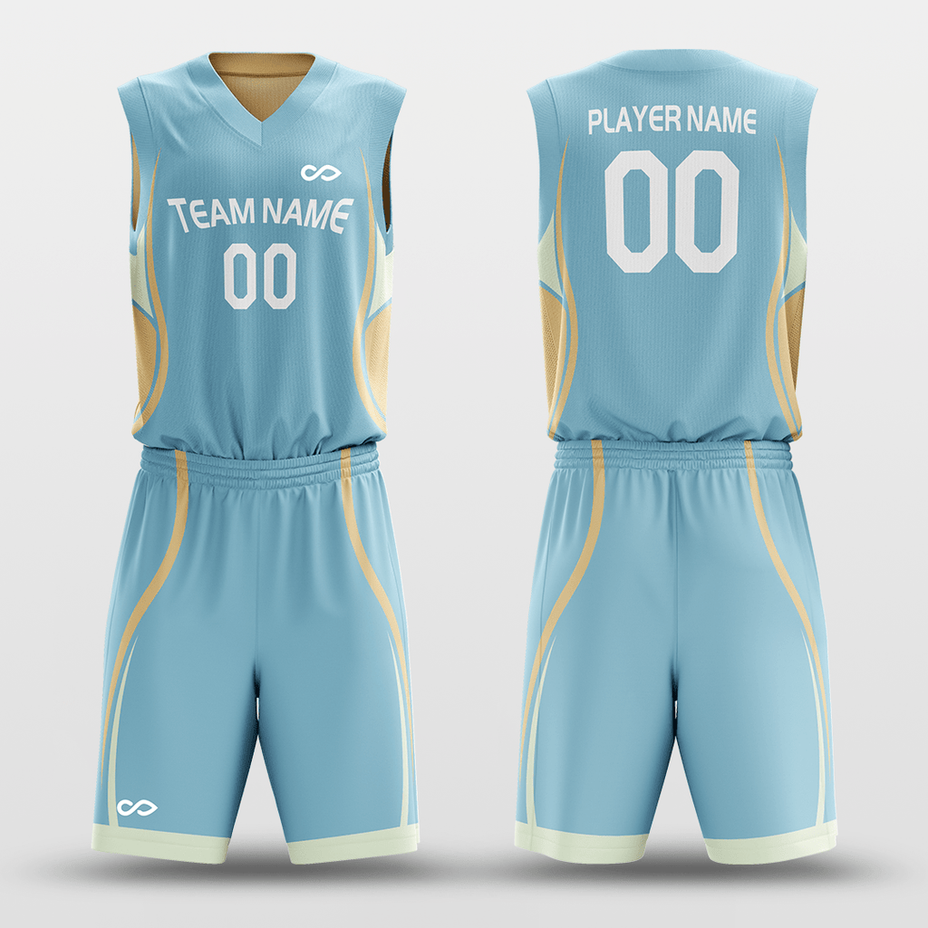 Customized Coastline Reversible Basketball Suit