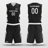 Black&White Sublimated Basketball Set