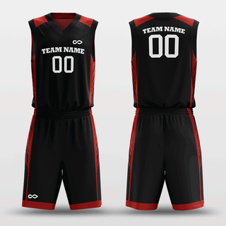 Red&Black Reversible Basketball Set