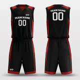 Red&Black Reversible Basketball Set