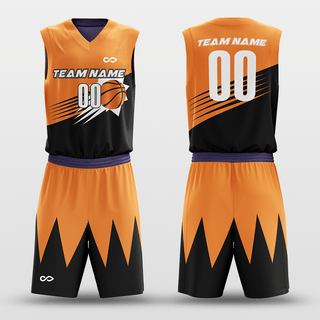 Customized Sun Reversible Basketball Suit