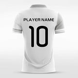 White Custom Soccer Uniform