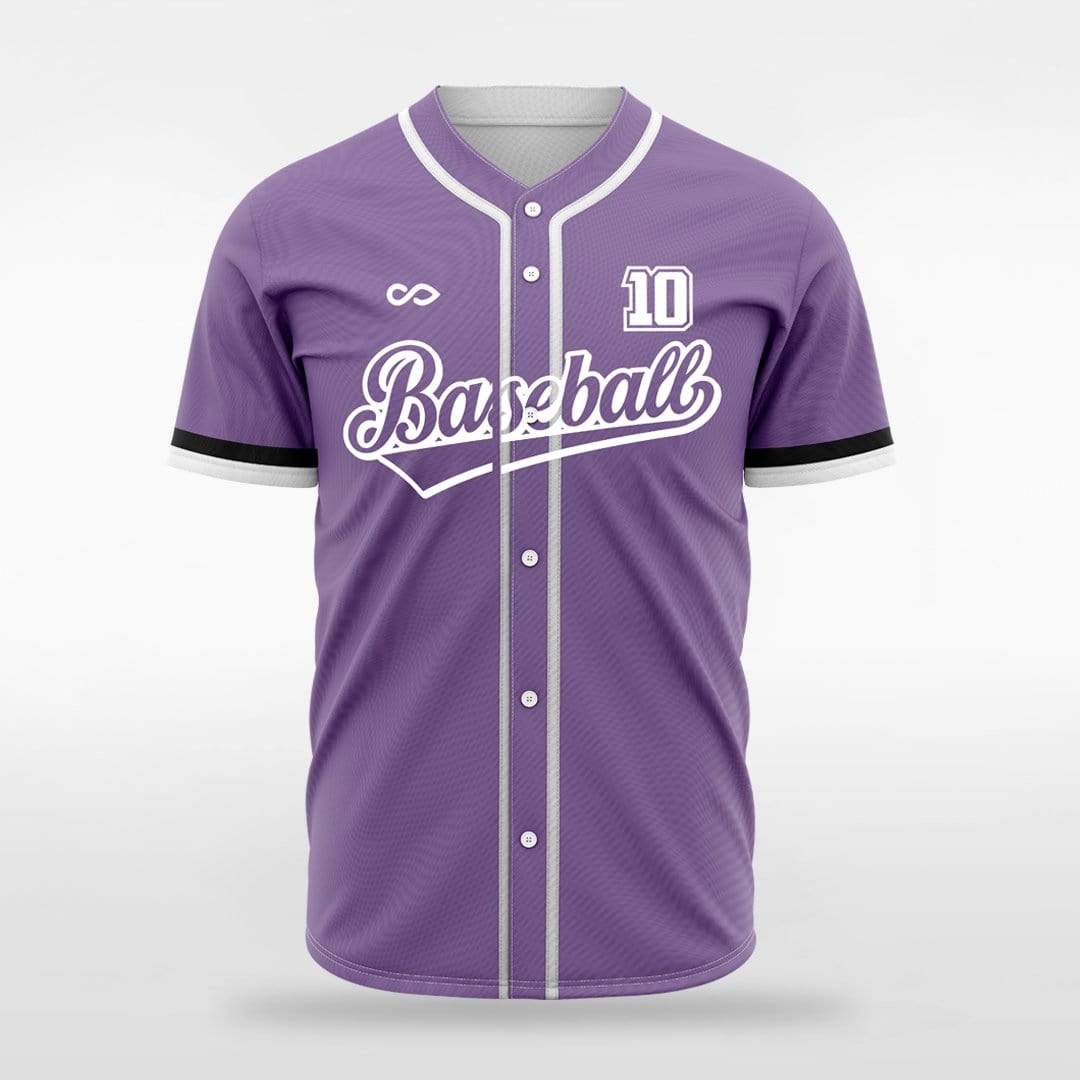 Allsense Men's Basic Sport Outline Baseball Jersey Classic Short Sleeve Shirt Burgundy 3XL, Purple