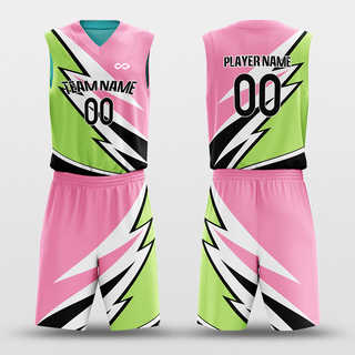 Pink&Cyan Windstorm Basketball Set for Team