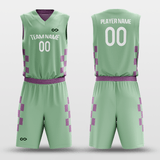 Purple&Green Reversible Basketball Set