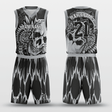 Love and Death Sublimated Basketball Uniform