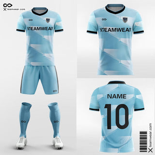 Geo Print Short Sleeve Soccer Kits Design