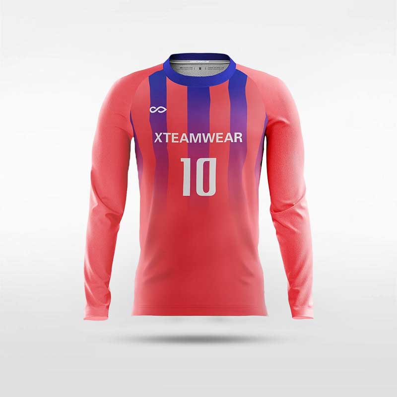 Buy Jersey Design - Blue Red Striped Football Jersey Design