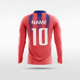 Red soccer jersey