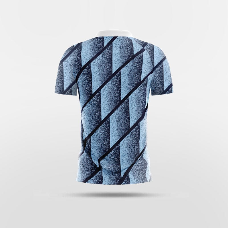 Custom Blue Kid's Sublimated Soccer Jersey