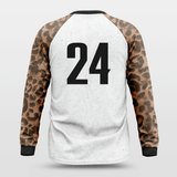 Leopard Long Sleeve Jersey White