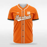 Orange Sublimated Baseball Uniform