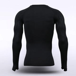 Custom Dragon Vein Adult Top Black