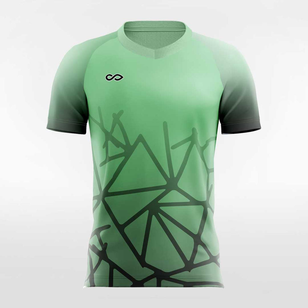Custom Green Men's Soccer Jersey