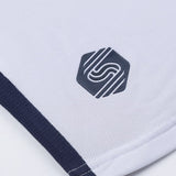 White Men's Soccer Jersey Cloth Detail
