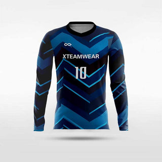 Long sleeve soccer jersey