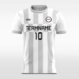 White and Grey Soccer Jerseys