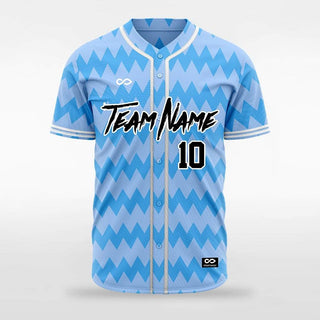 Blue Sublimated Baseball Jersey