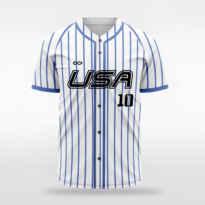 Color Blue Baseball Jerseys Custom Design for Teamwear Online-XTeamwear