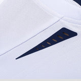 White Men's Soccer Jersey Cloth Detail