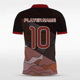 Black&Red Granite Soccer Shirts