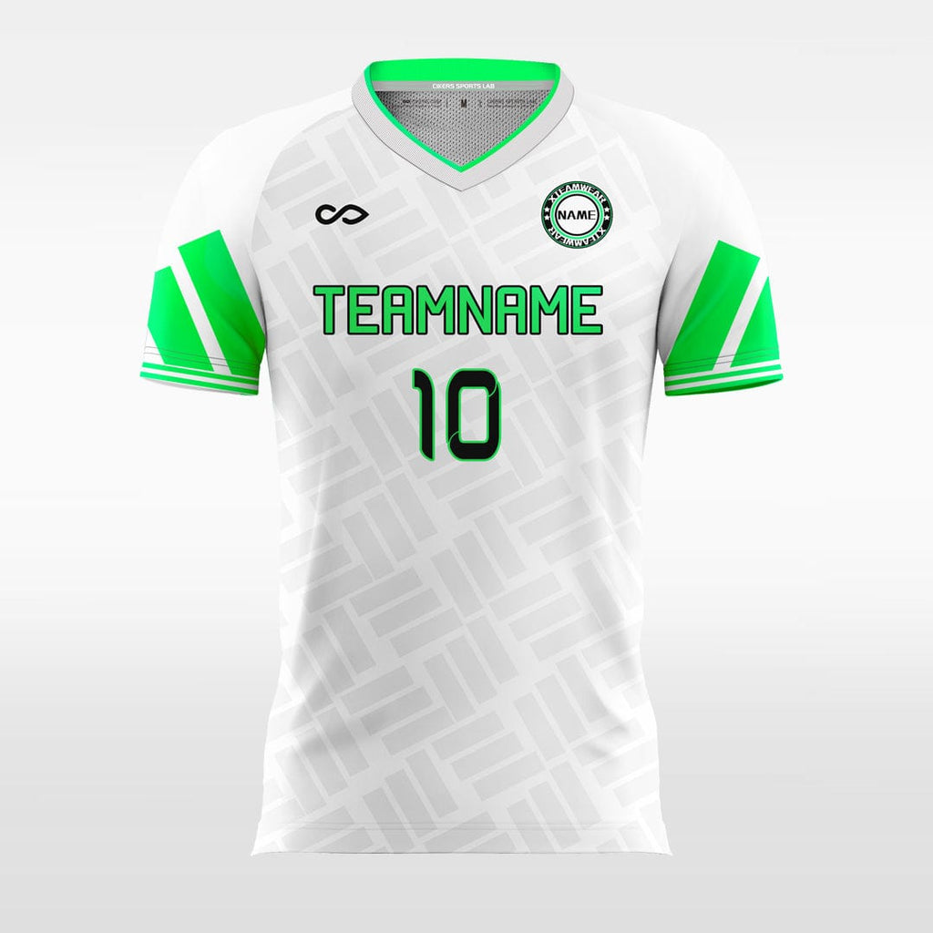 Fluorescent  Green Sublimated Soccer Jersey