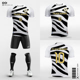 Zebra Stripe - Custom Sublimation Print Soccer Kits Short Sleeve