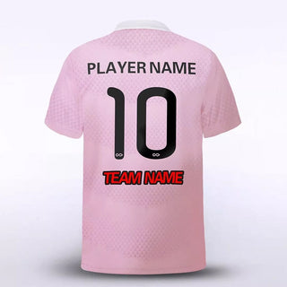 Custom Pink Kid's Sublimated Soccer Jersey