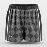 Checkerboard Youth Shorts Gray