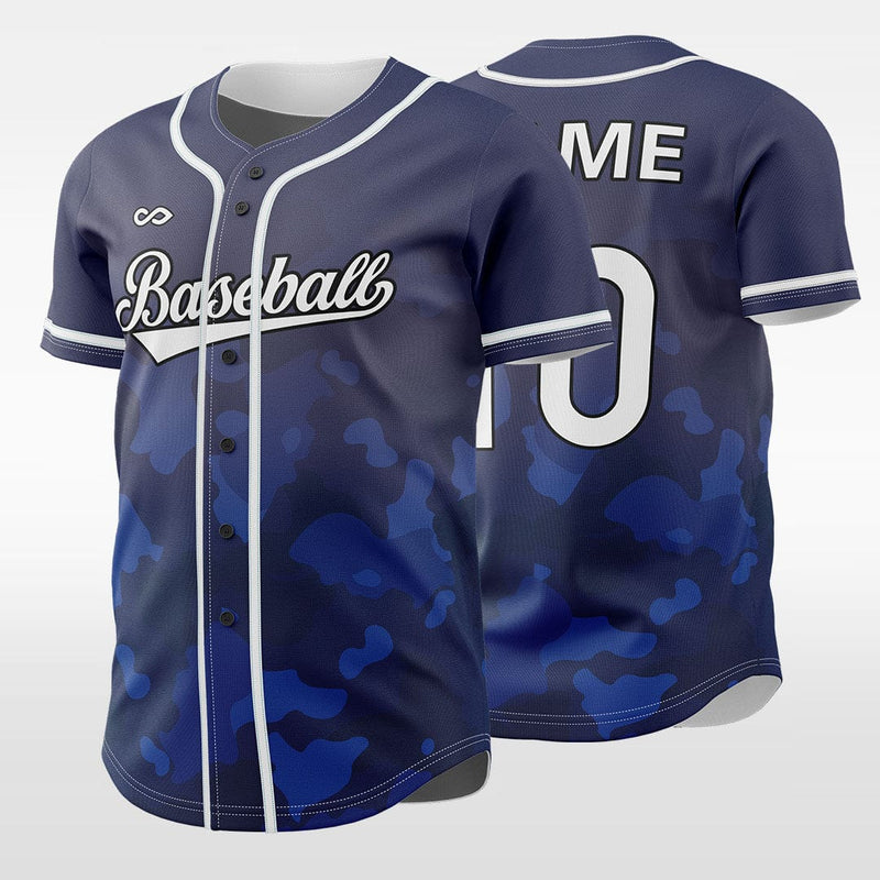 Color Blue Baseball Jerseys Custom Design for Teamwear Online