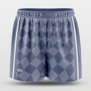 Checkerboard Youth Shorts Design Navy