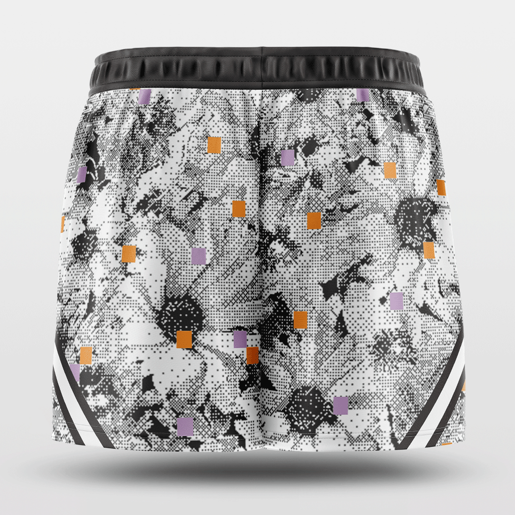 Custom Pixel Flower Youth Shorts