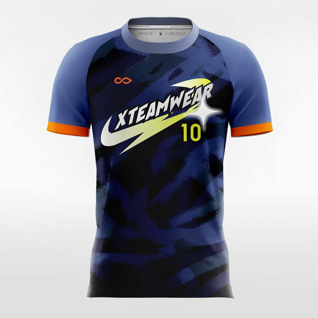 Cosmic Rays - Customized Men's Sublimated Soccer Jersey Design