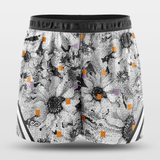 Pixel Flower - Customized Half length shorts
