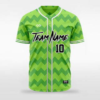 Green Sublimated Baseball Jersey