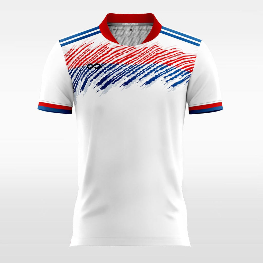 White Electric Shock Soccer Jersey