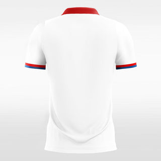 Custom White Men's Sublimated Soccer Jersey