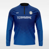 Blue Continent Sublimated 1/4 Zip Top