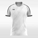 custom black and white soccer jersey