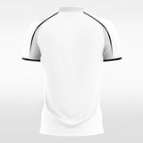 custom black and white soccer jersey design