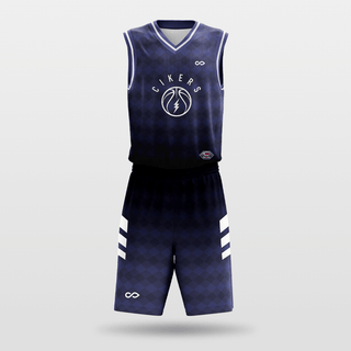 blue Custom Basketball Jersey