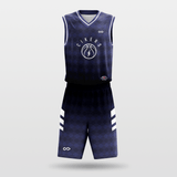 blue Custom Basketball Jersey