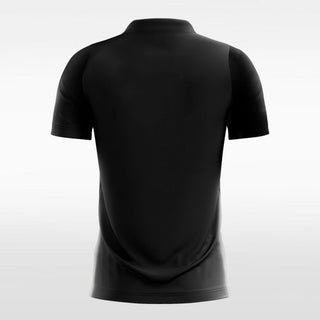 Blue and Black Men's Team Soccer Jersey Design