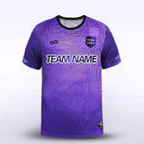 Dark Purple Men Soccer Jersey
