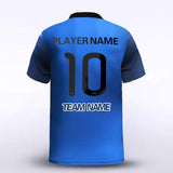 Blue Custom Soccer Uniform