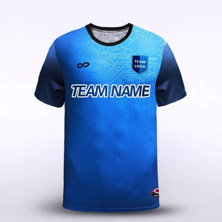 Blue Men Soccer Jersey