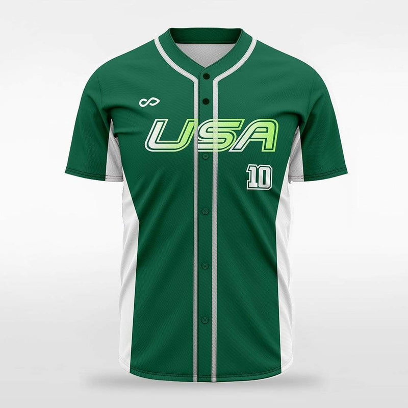 Custom Green Baseball Jerseys Design Online for Team-XTeamwear